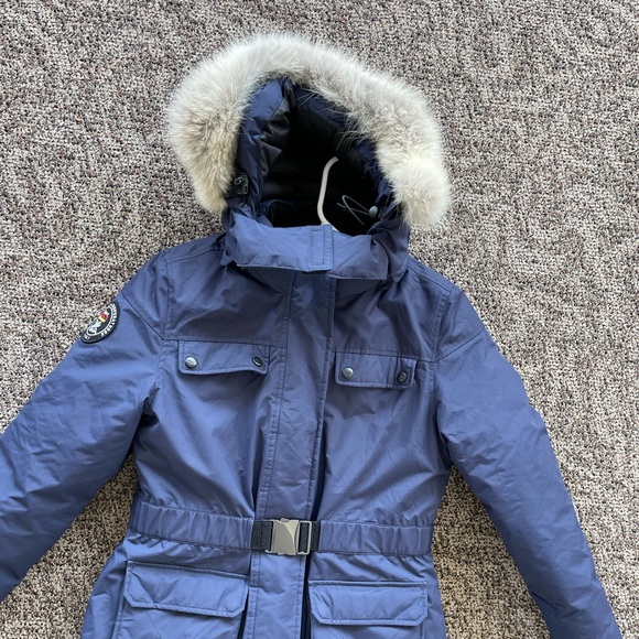 TRIPLE GOOSE Belted Winter Parka